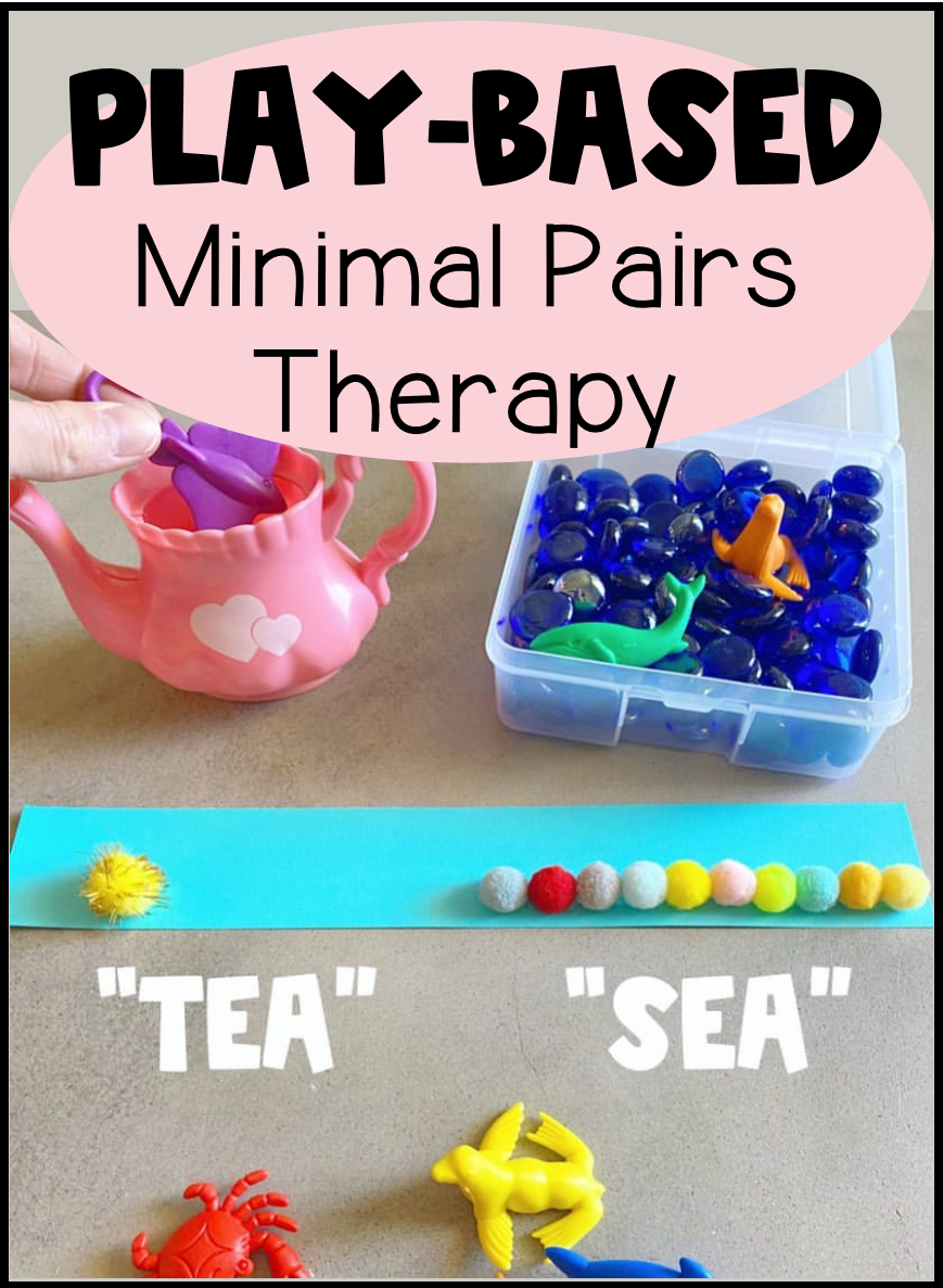 How to Incorporate Play into Minimal Pairs Therapy