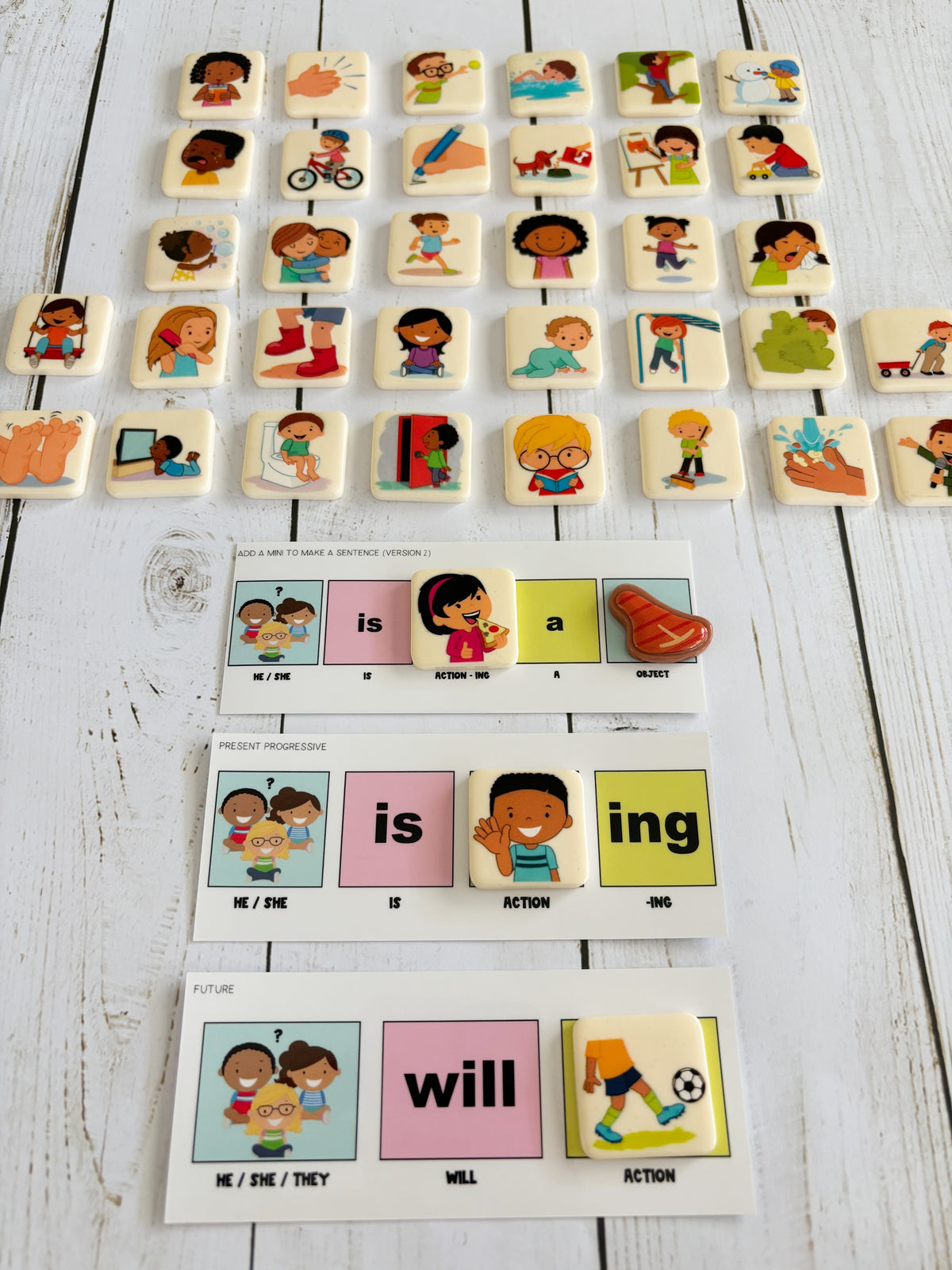 **PREORDER SHIPS IN FEBRURARY** Language kits for: WH Questions, Verbs ...