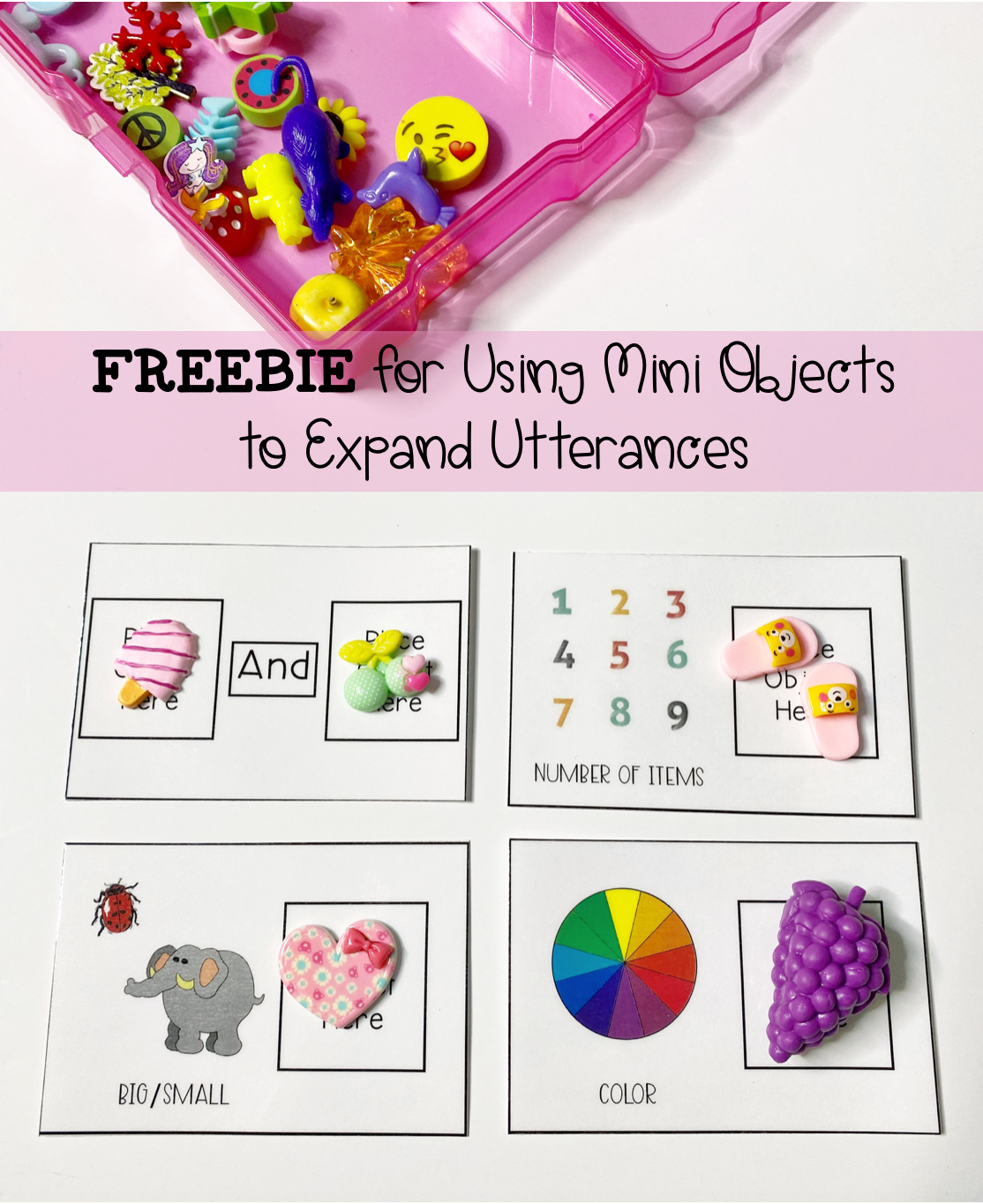 Random Speech Therapy Activities + FREEBIES