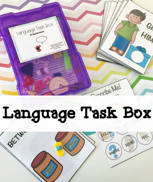 Language Task Box - RESTOCKING 3/01